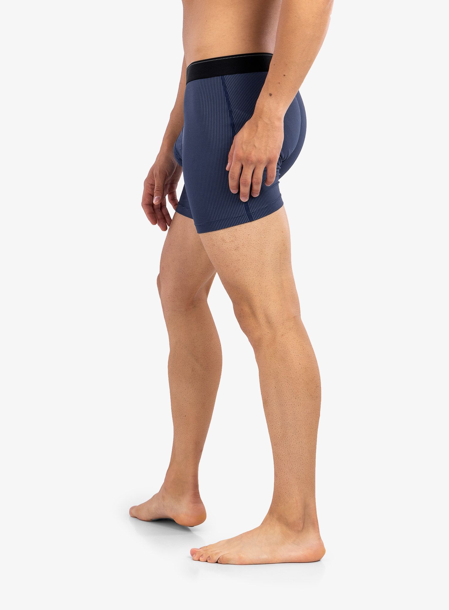 Moške boksarice Saxx Quest Boxer Brief Fly - midnight blue II