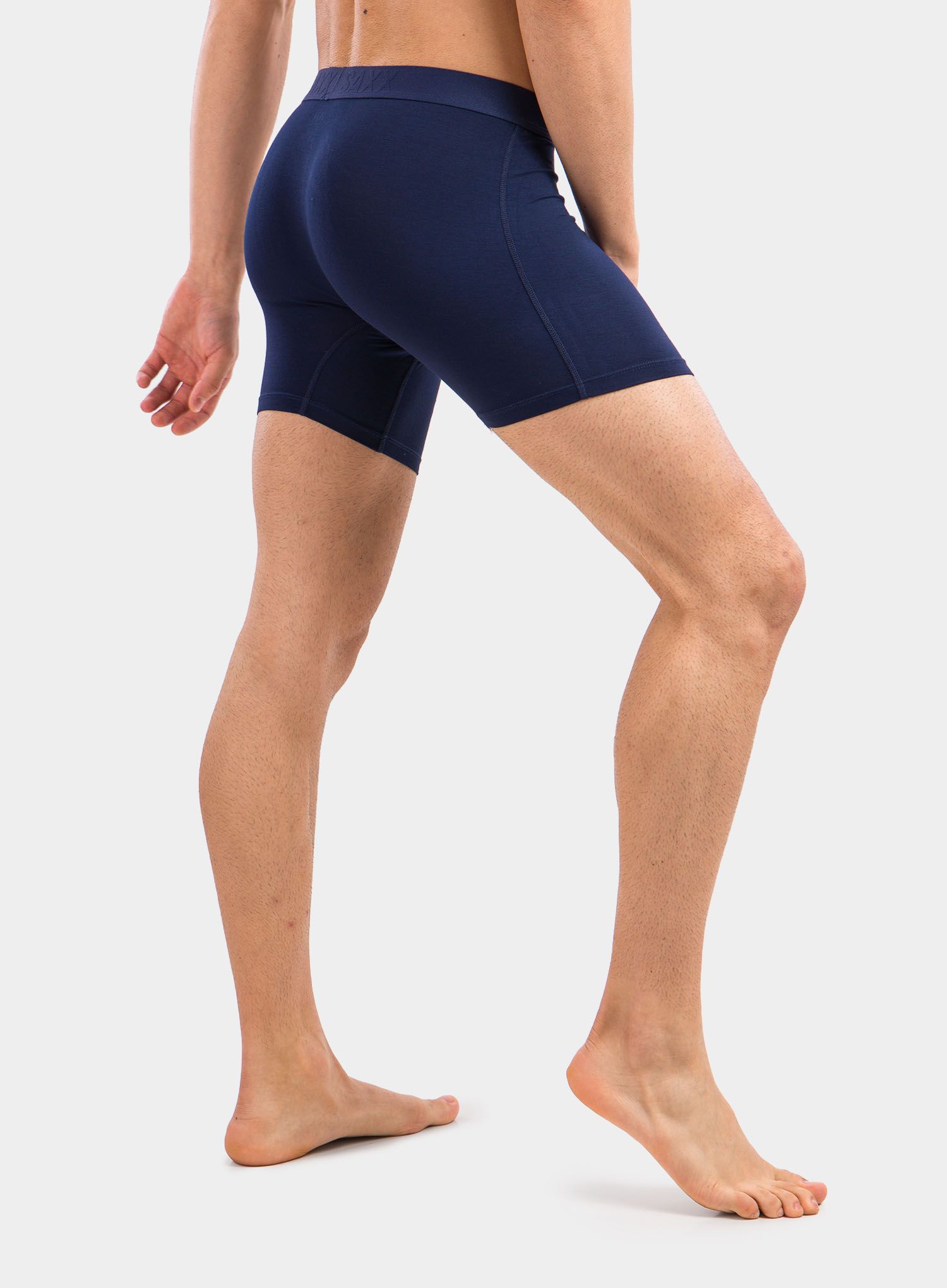 Moške boksarice SAXX Vibe Boxer Brief - blue trail markers