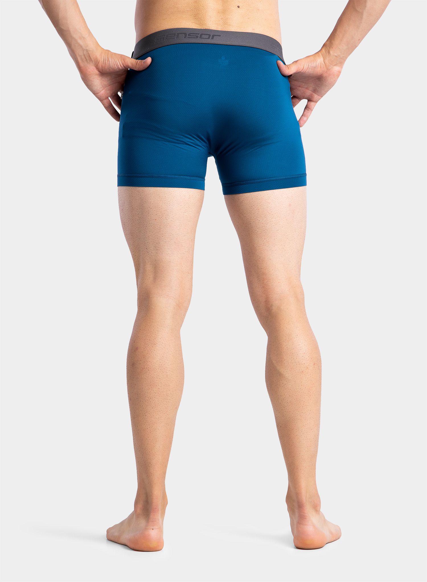 Moške boksarice Sensor Coolmax Tech Boxers 3-Pack - black/white/saphire