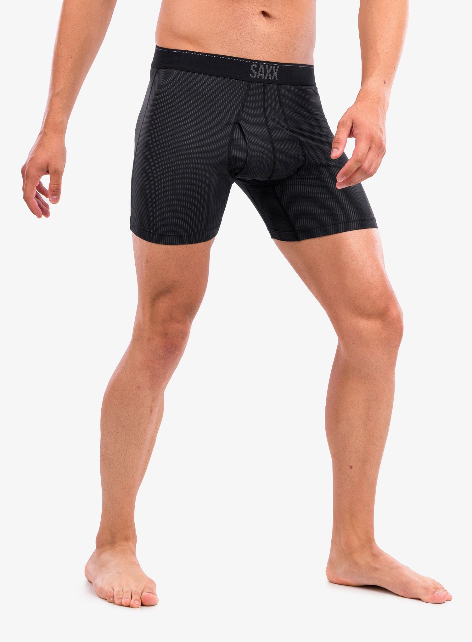 Boksarice Saxx Quest Boxer Brief Fly - black II