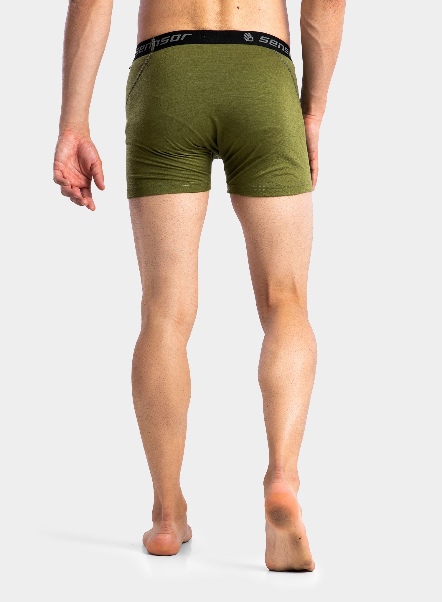 Boksarice Sensor Merino Active Boxers - safari