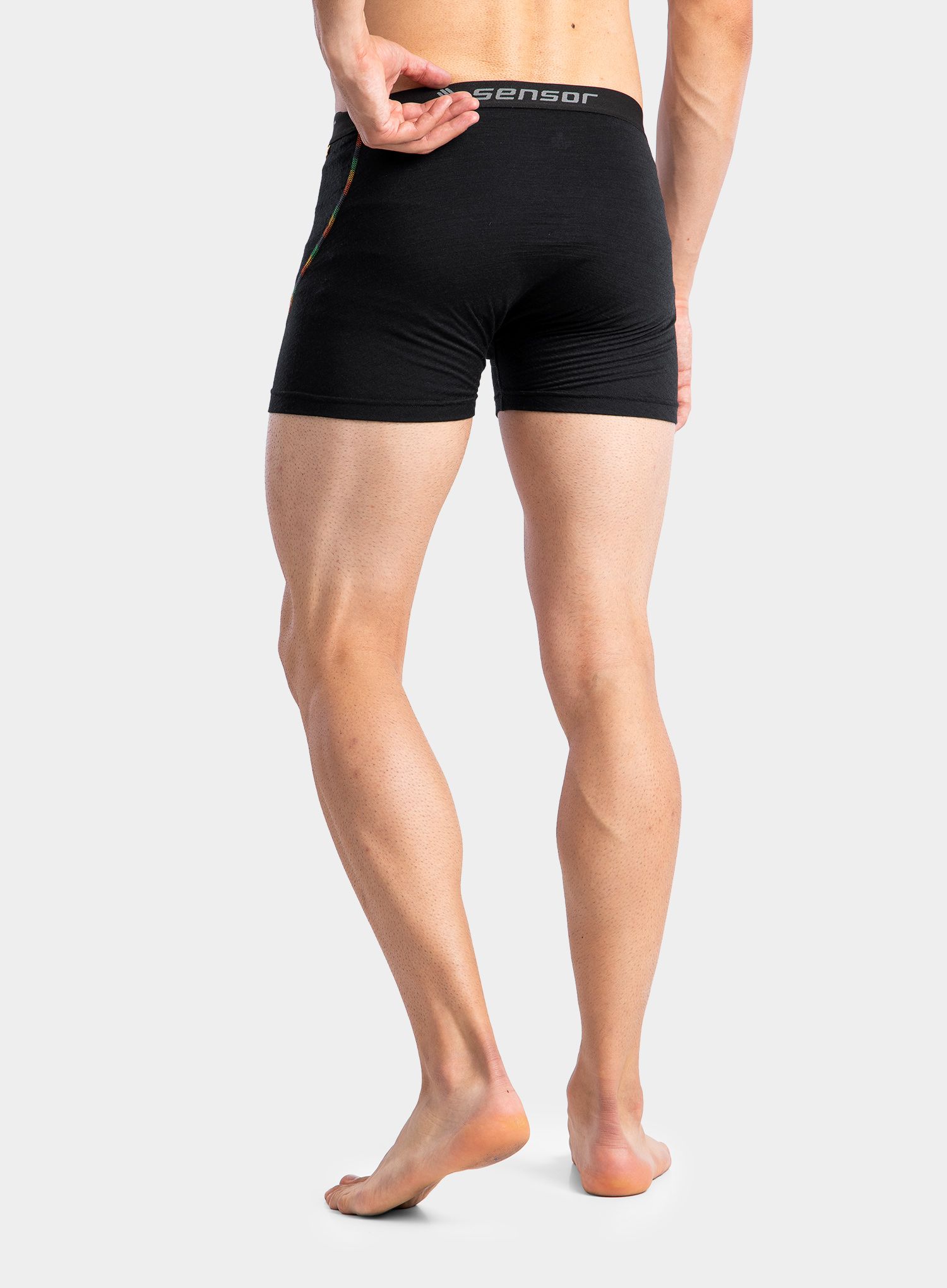 Boksarice Sensor Merino Air Boxers - black