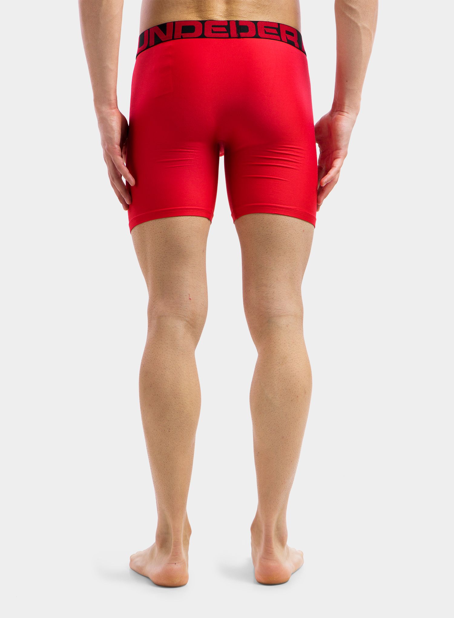 Moške boksarice Under Armour Tech 6in 2 Pack - red/black