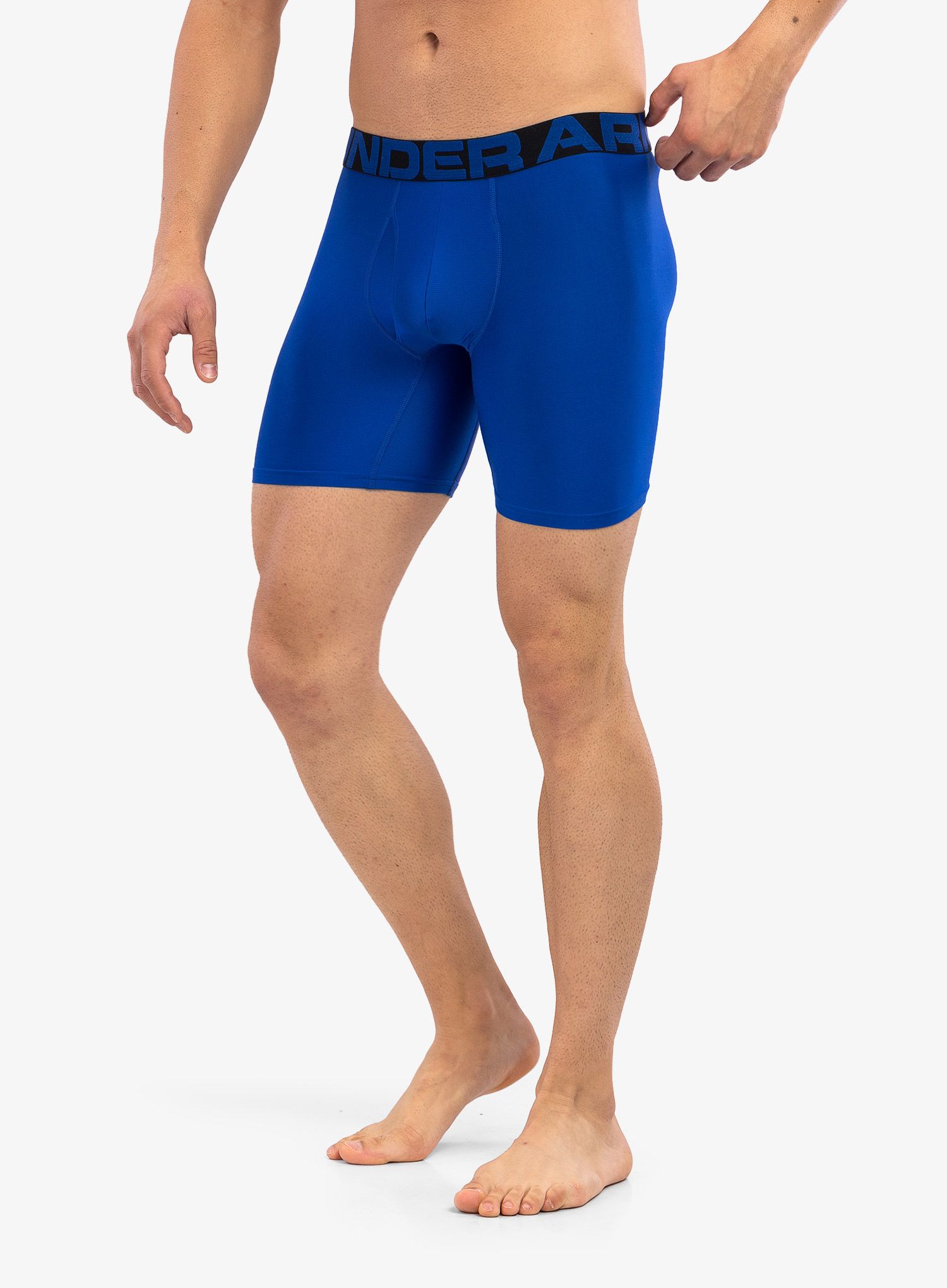 Moške boksarice Under Armour Tech 6in 2 Pack - royal/academy