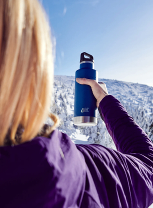 Steklenica Esbit Sculptor Insulated Bottle 750ml - polar blue