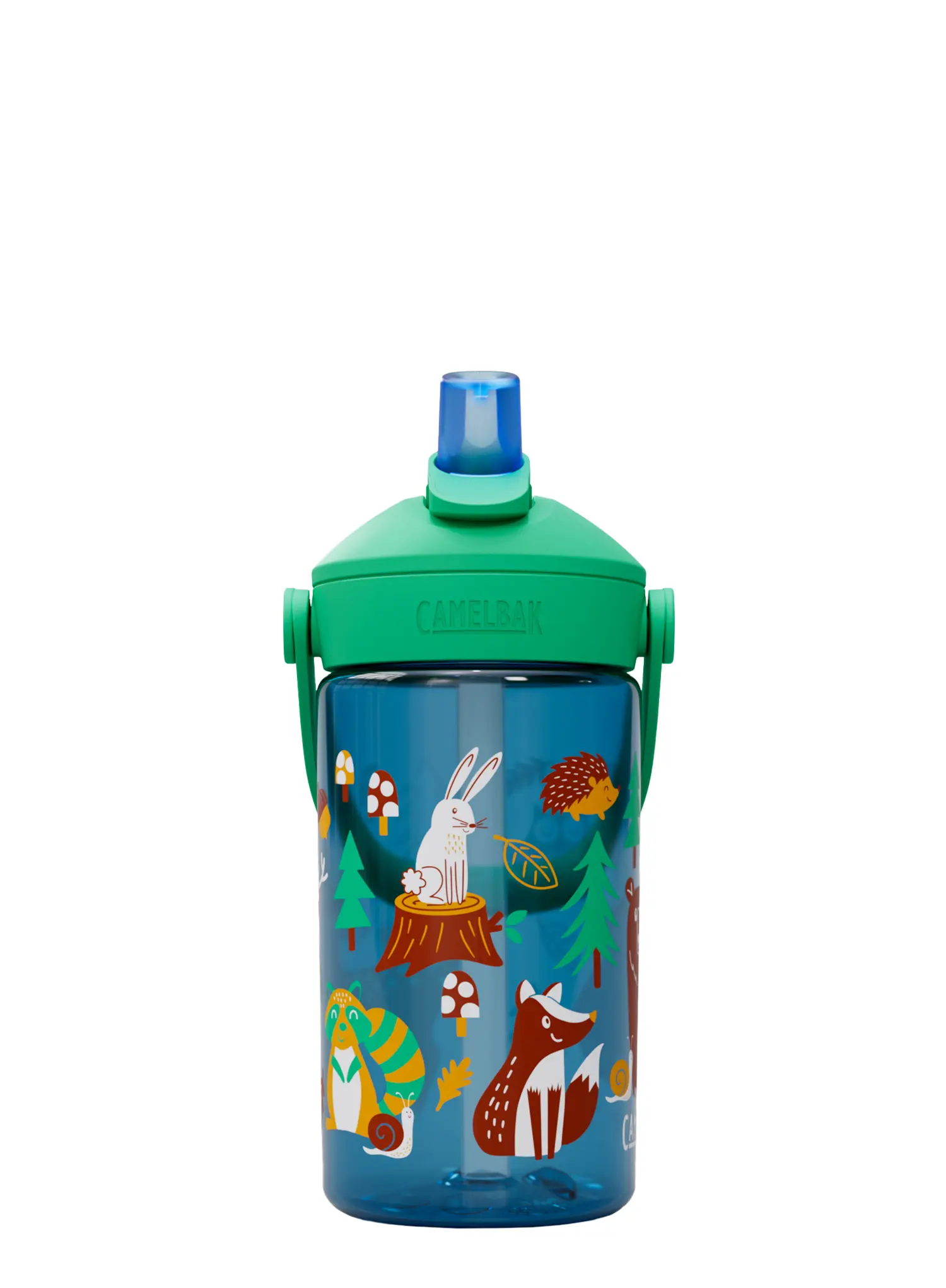 Otroška steklenička za vodo CamelBak Thrive Flip Straw Kids 400ml - friendly forest