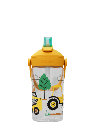 Otroška steklenička za vodo CamelBak Thrive Flip Straw Kids 400ml - tractors and trees