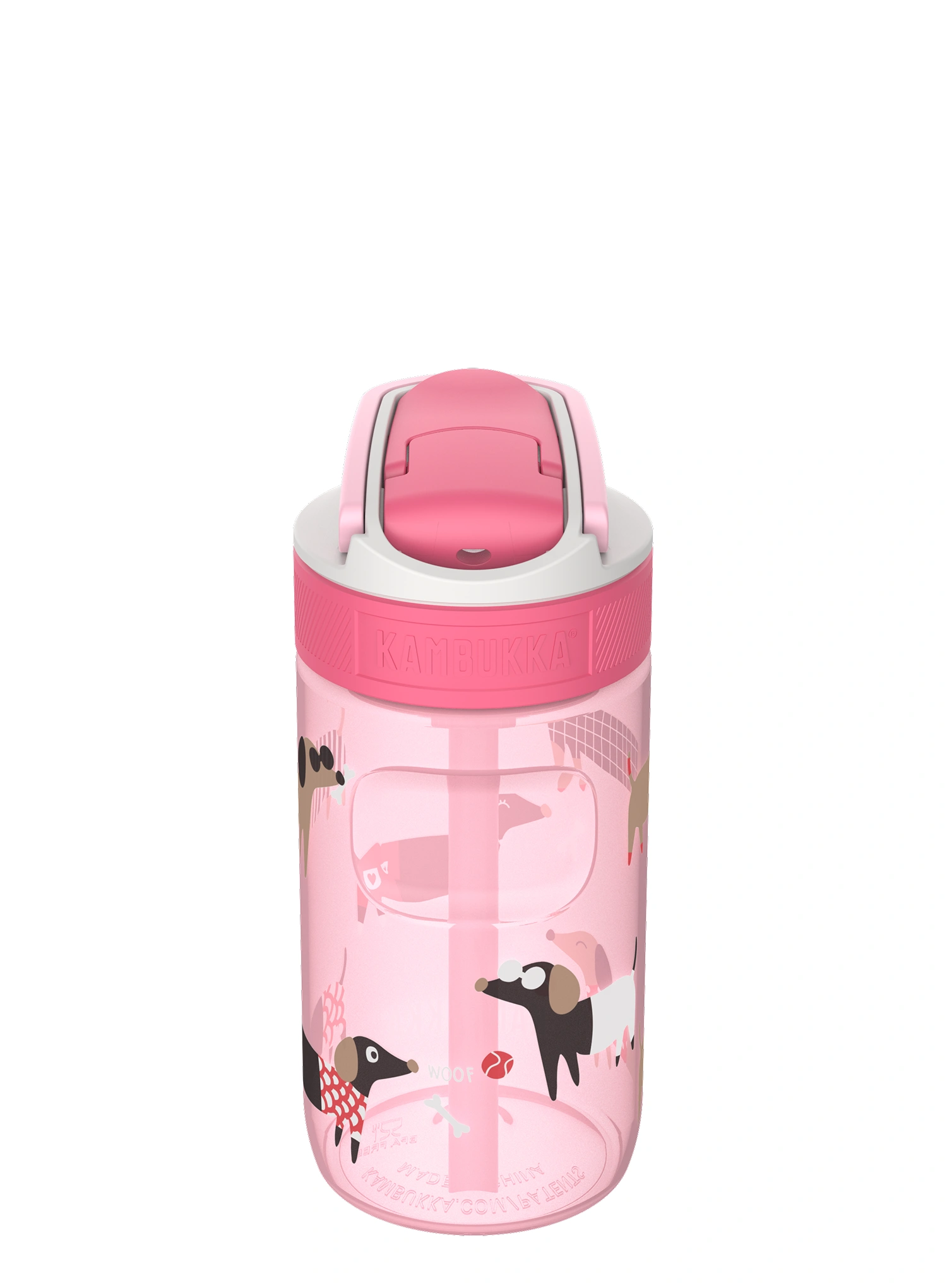 Otroška steklenička za vodo Kambukka Lagoon 400 ml - diva dogs