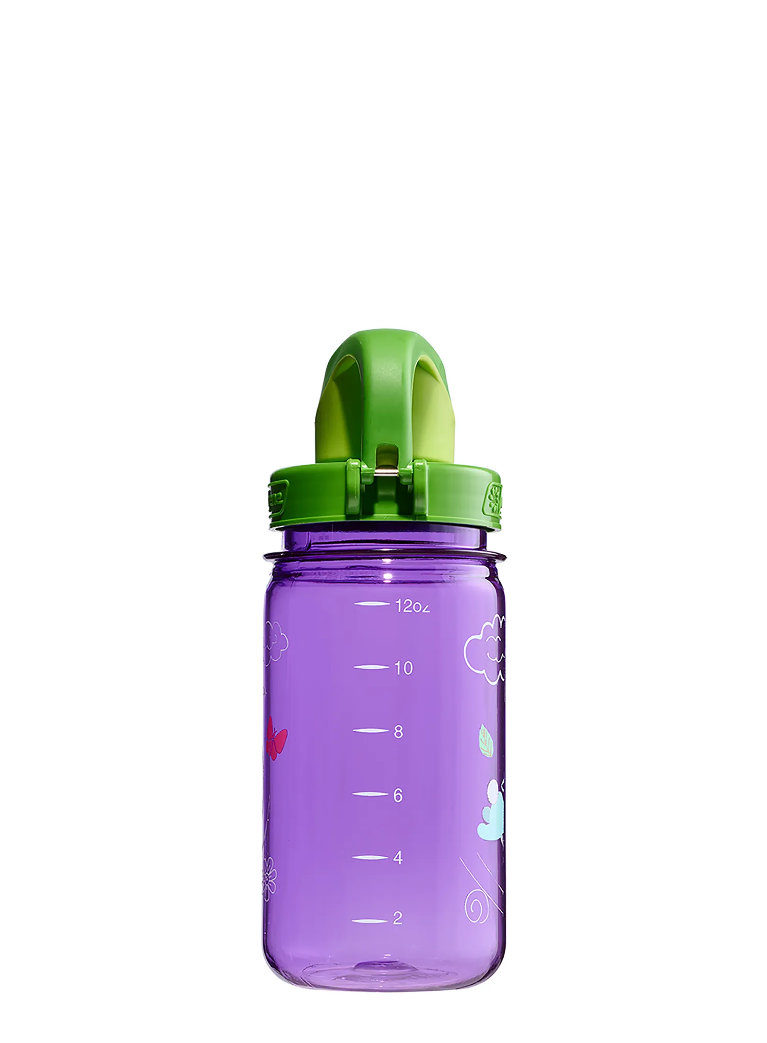 Otroška steklenička za vodo Nalgene On The Fly Kids 12 oz (355 ml) - purple jackalope