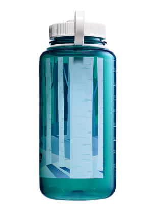 Steklenica Nalgene Wide Mouth 32 oz (946 ml) - trout w/landscape forest