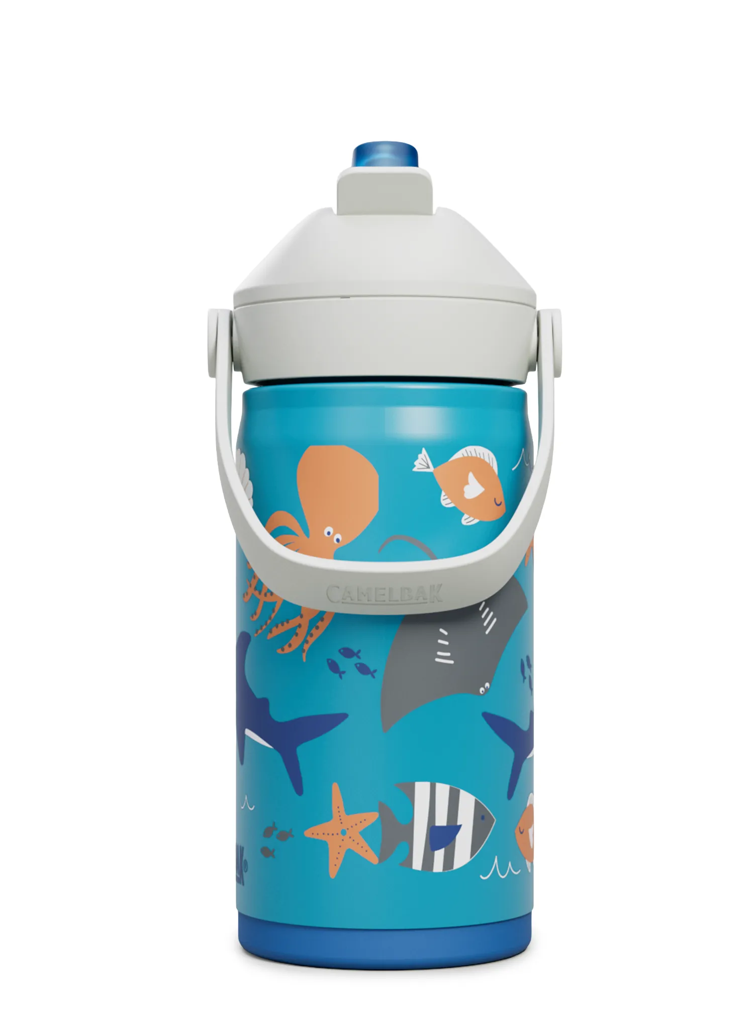 Termo steklenica Camelbak Thrive Flip Straw Kids Insulated SST 350 ml - ocean life