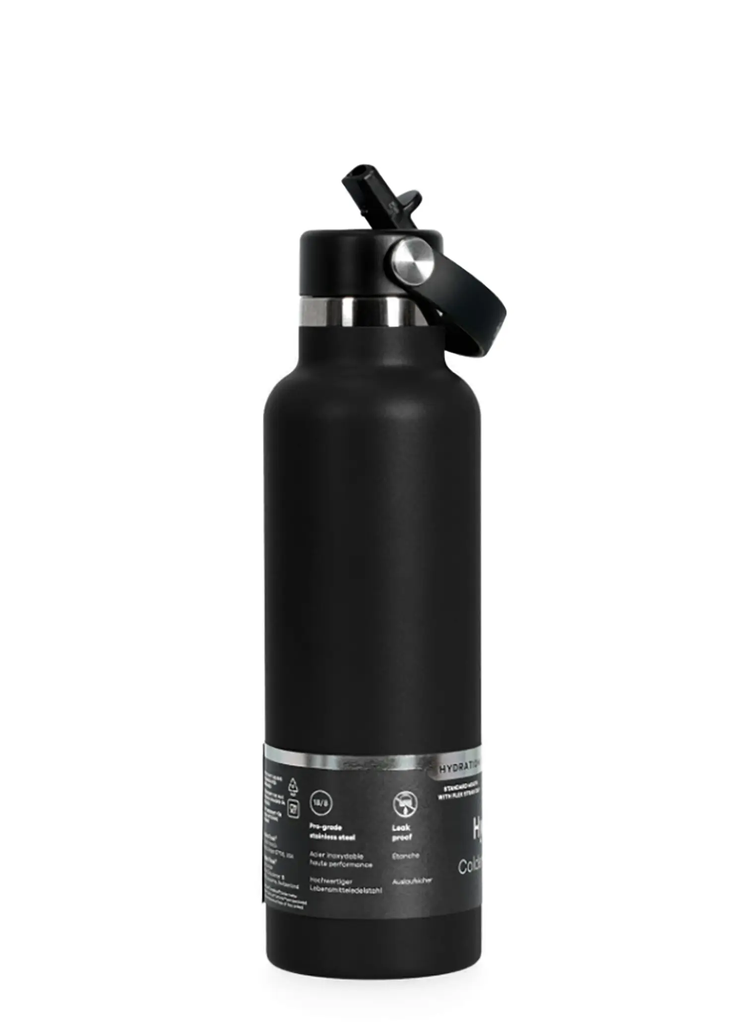 Termo steklenica Hydro Flask 21 oz Standard Flex Straw Cap (621 ml) - black