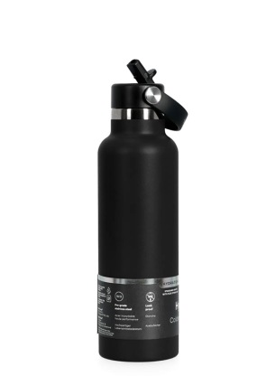 Termo steklenica Hydro Flask 21 oz Standard Flex Straw Cap (621 ml) - black