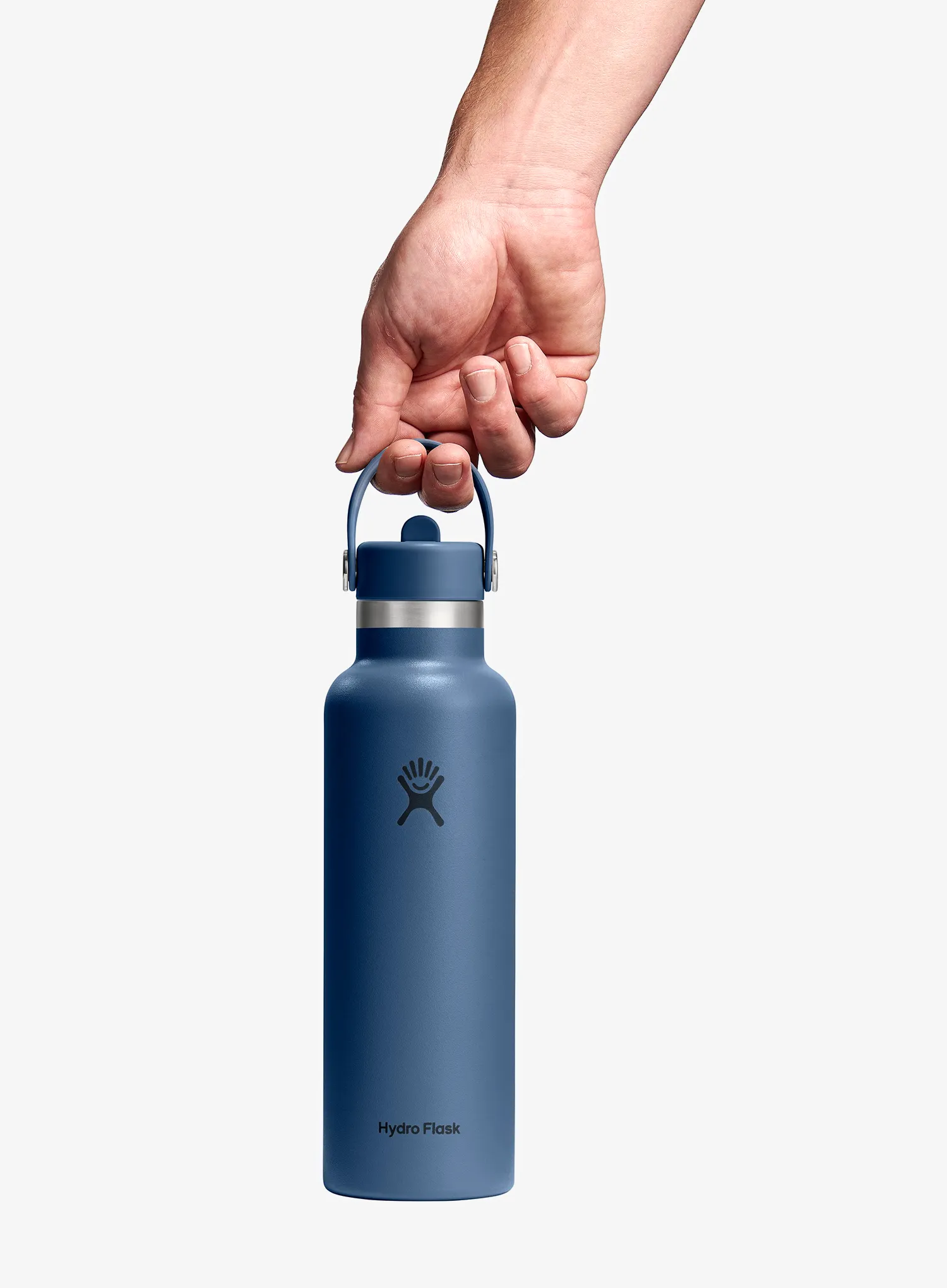 Termo steklenica Hydro Flask 21 Oz Standard Flex Straw Cap (621 ml) - harbor blue
