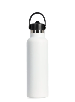 Termo steklenica Hydro Flask 21 oz Standard Flex Straw Cap (621 ml) - white