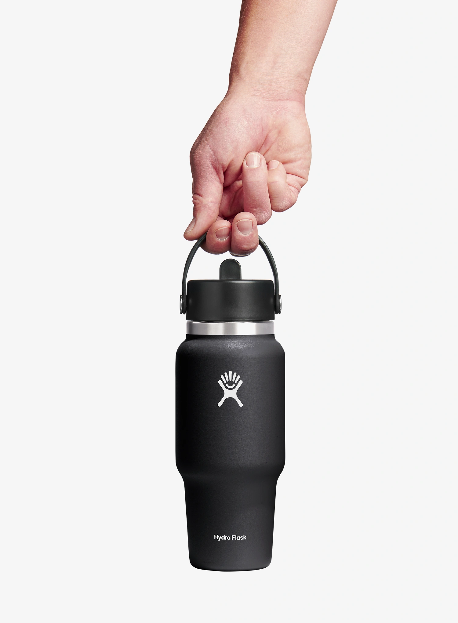 Termo steklenica Hydro Flask 24 Oz Wide Flex Straw Travel Bottle (710 ml) - black