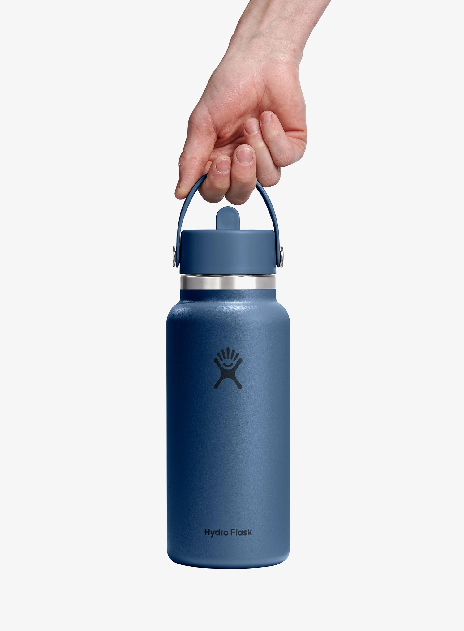 Termo steklenica Hydro Flask 32 Oz Wide Flex Straw Cap (946 ml) - harbor blue