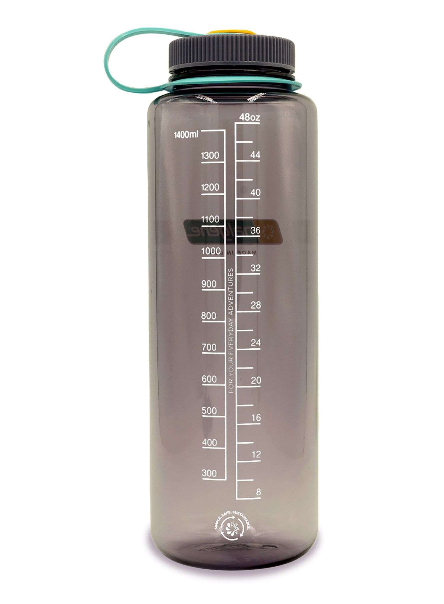 Steklenica za vodo Nalgene Silo Sustain Wide Mouth 48 oz (1420 ml) - aubergine