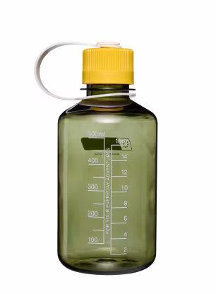 Steklenica Nalgene 16 oz Narrow Mouth Thrill and Motion (473 ml) - oil green with freesia
