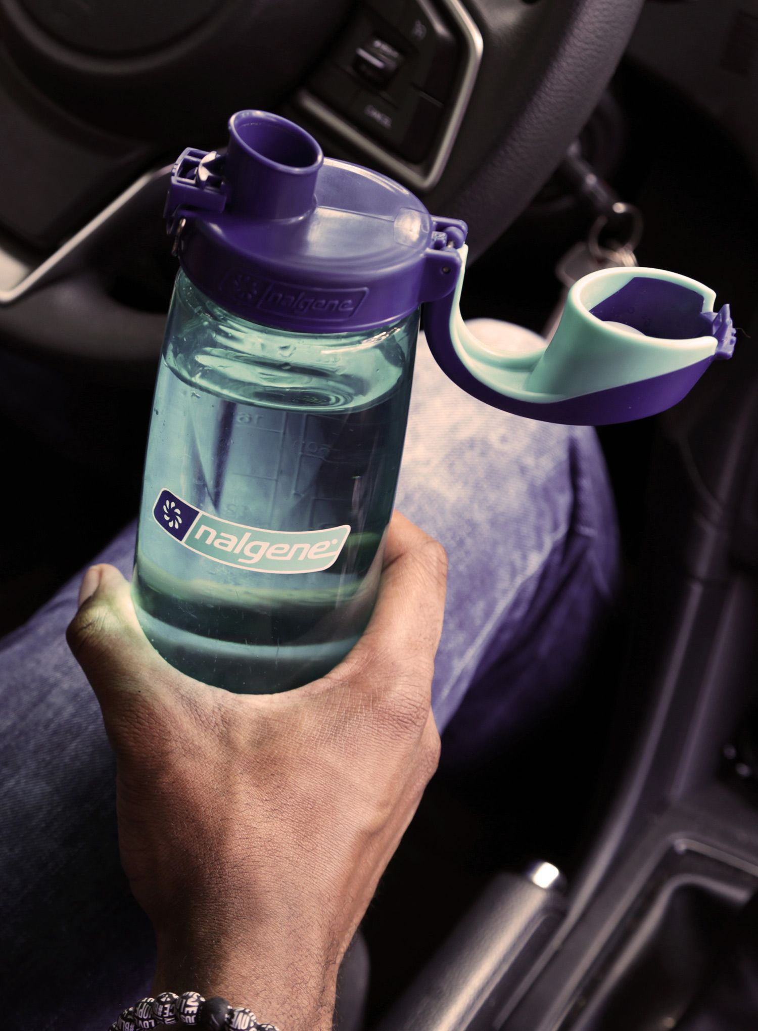 Steklenica Nalgene On The Fly 24 oz (710 ml) - blue aqua