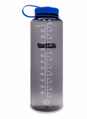 Steklenica Nalgene Silo Sustain Wide Mouth 48 oz (1420 ml) - grey/blue