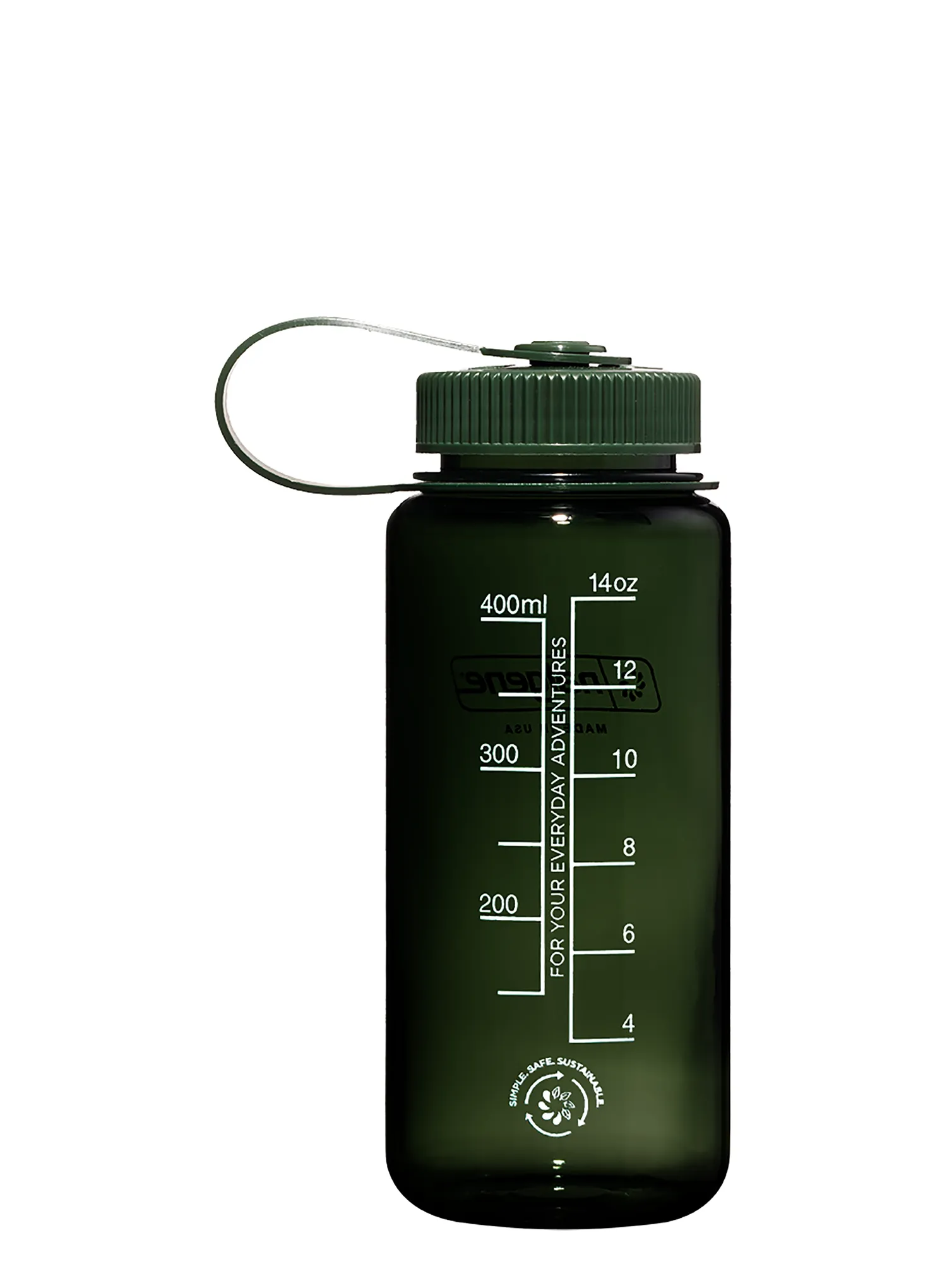Steklenica Nalgene Sustain Wide Mouth 16 oz (473 ml) - jade