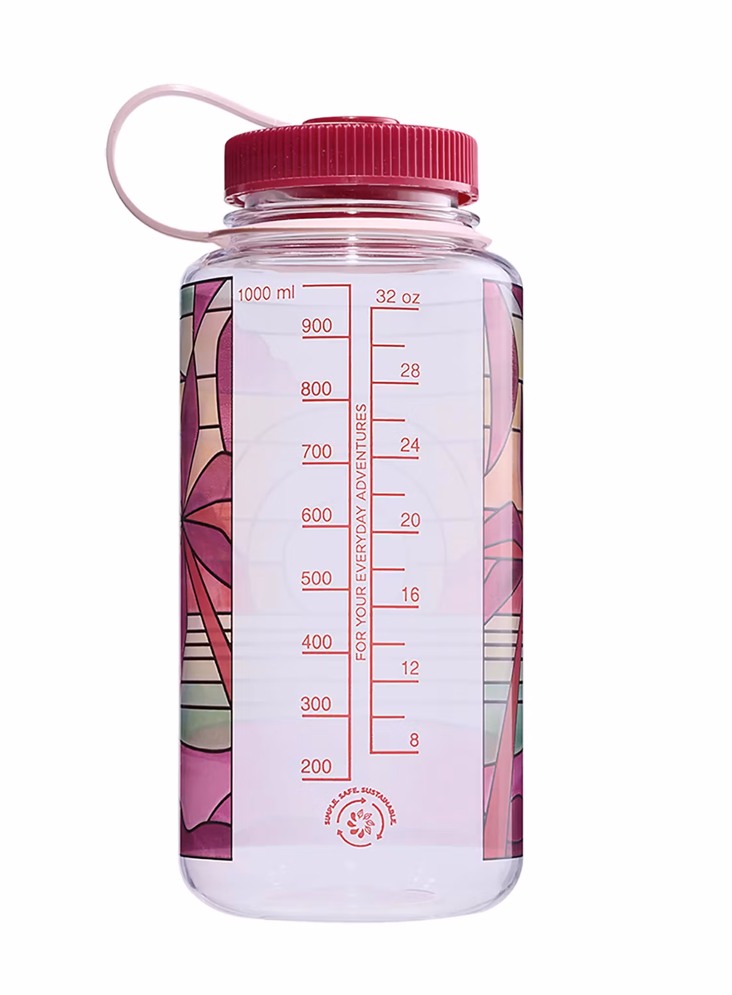 Steklenica Nalgene Wide Mouth 32 oz (946 ml) - clear stained glass sunset