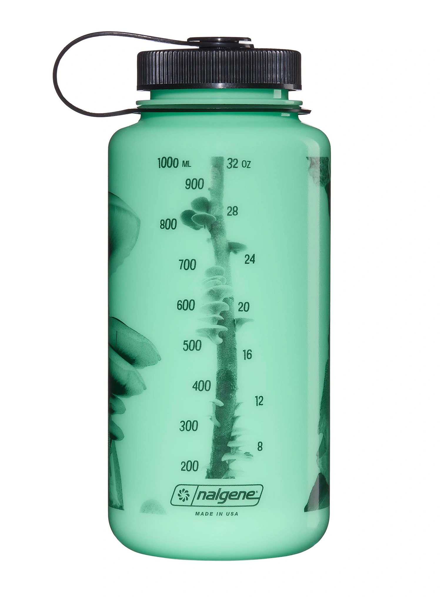 Steklenica Nalgene Wide Mouth 32 oz (946 ml) - w/black mushrooms