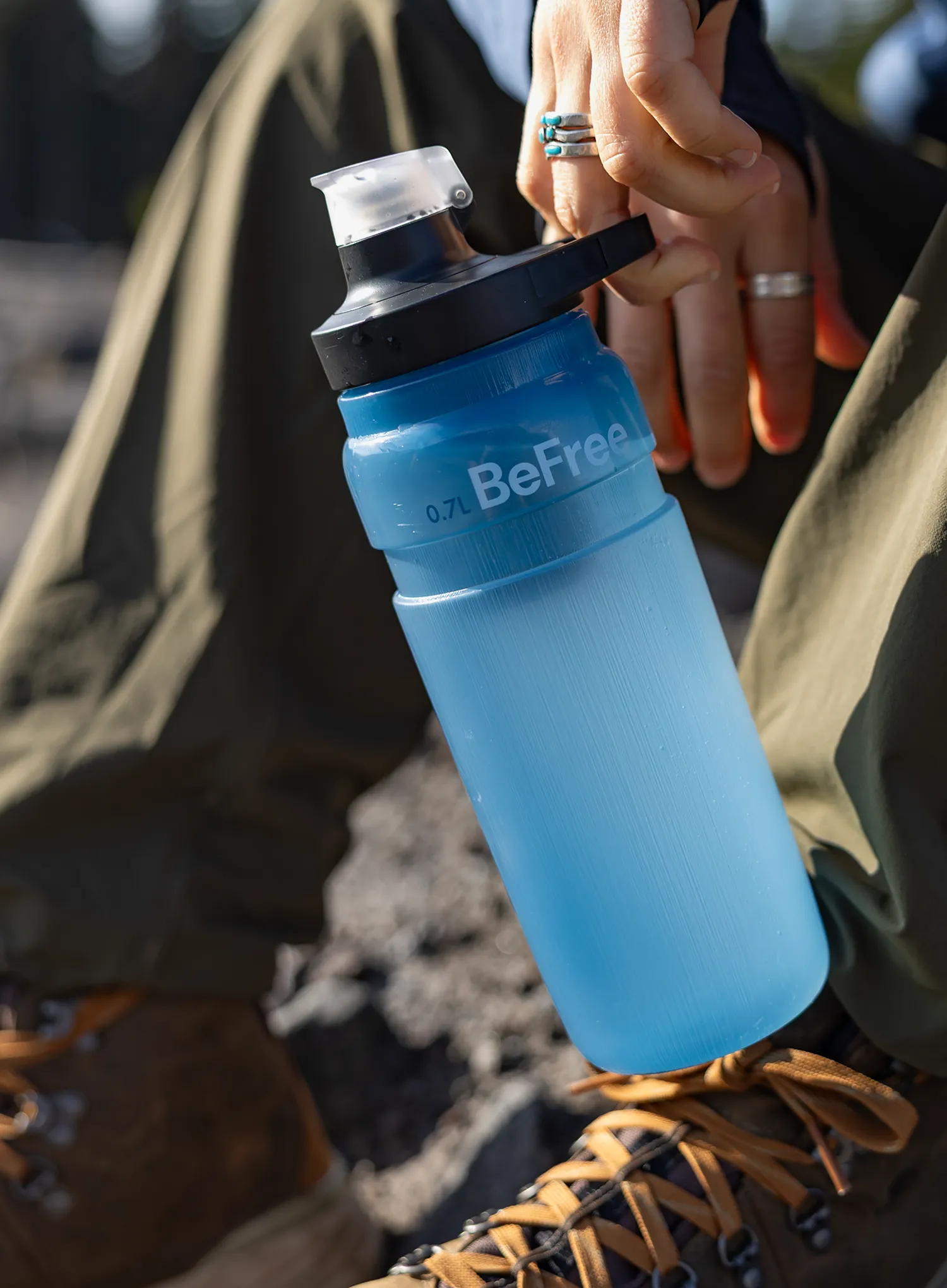 Steklenica za vodo s filtrom Katadyn BeFree AC Bottle 0.7L - blue
