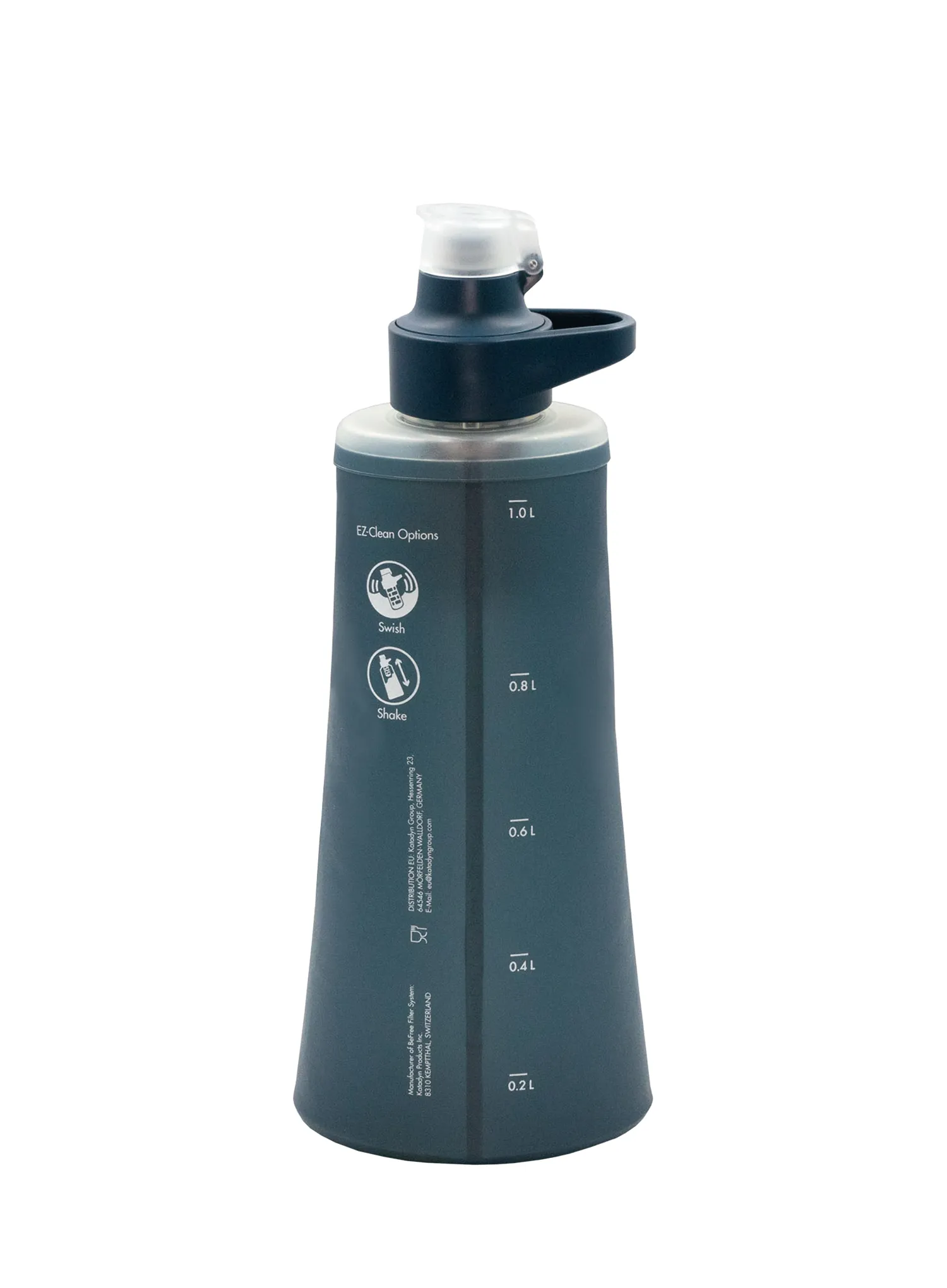 Steklenica za vodo s filtrom Katadyn BeFree Filter AC 1.0L - slate blue