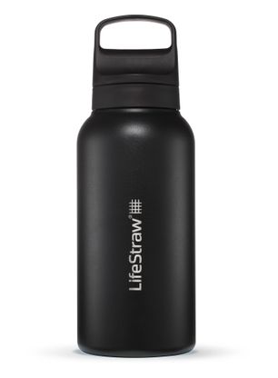 Steklenica za vodo s filtrom Lifestraw Go 2.0 Stainless Steel Water Filter 1L - black