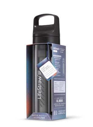 Steklenica za vodo s filtrom Lifestraw Go 2.0 Water Filter 22 oz (650 ml) - nordic noir