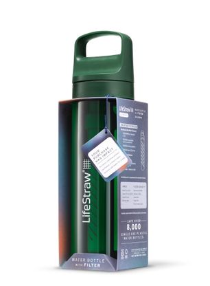 Steklenica za vodo s filtrom Lifestraw Go 2.0 Water Filter 22 oz (650 ml) - terrace green