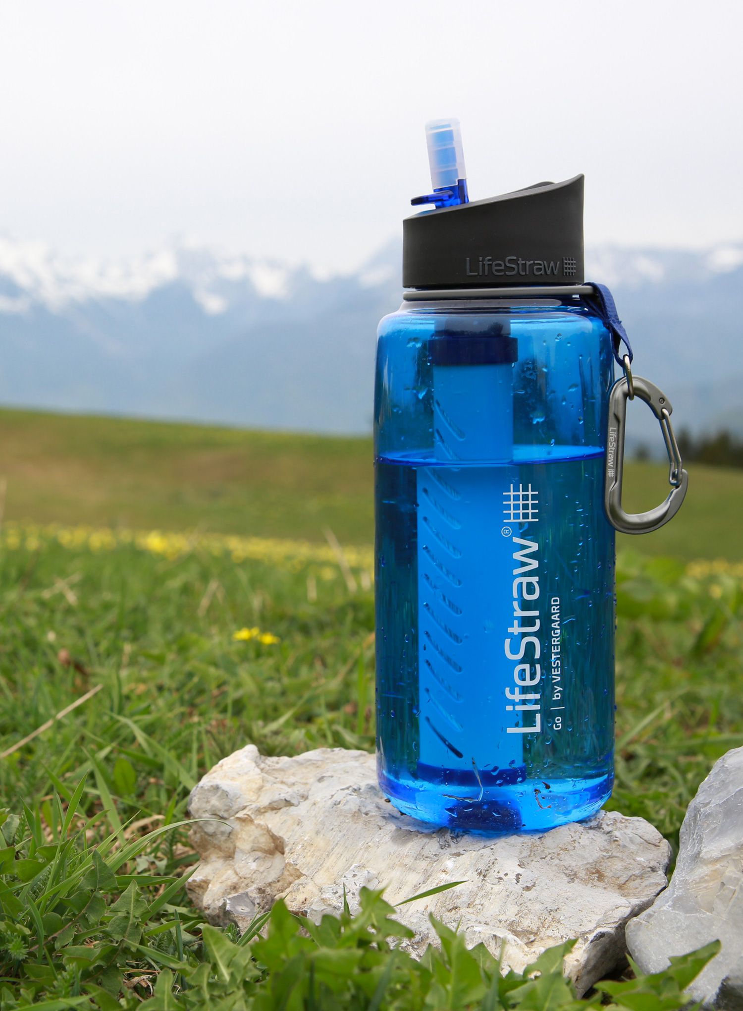 Steklenica za vodo Lifestraw Go 2-stage 1L - blue