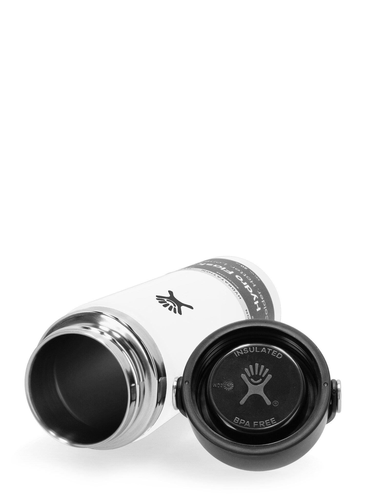 Termo steklenica Hydro Flask 20 oz Wide Flex Cap (591 ml) - white