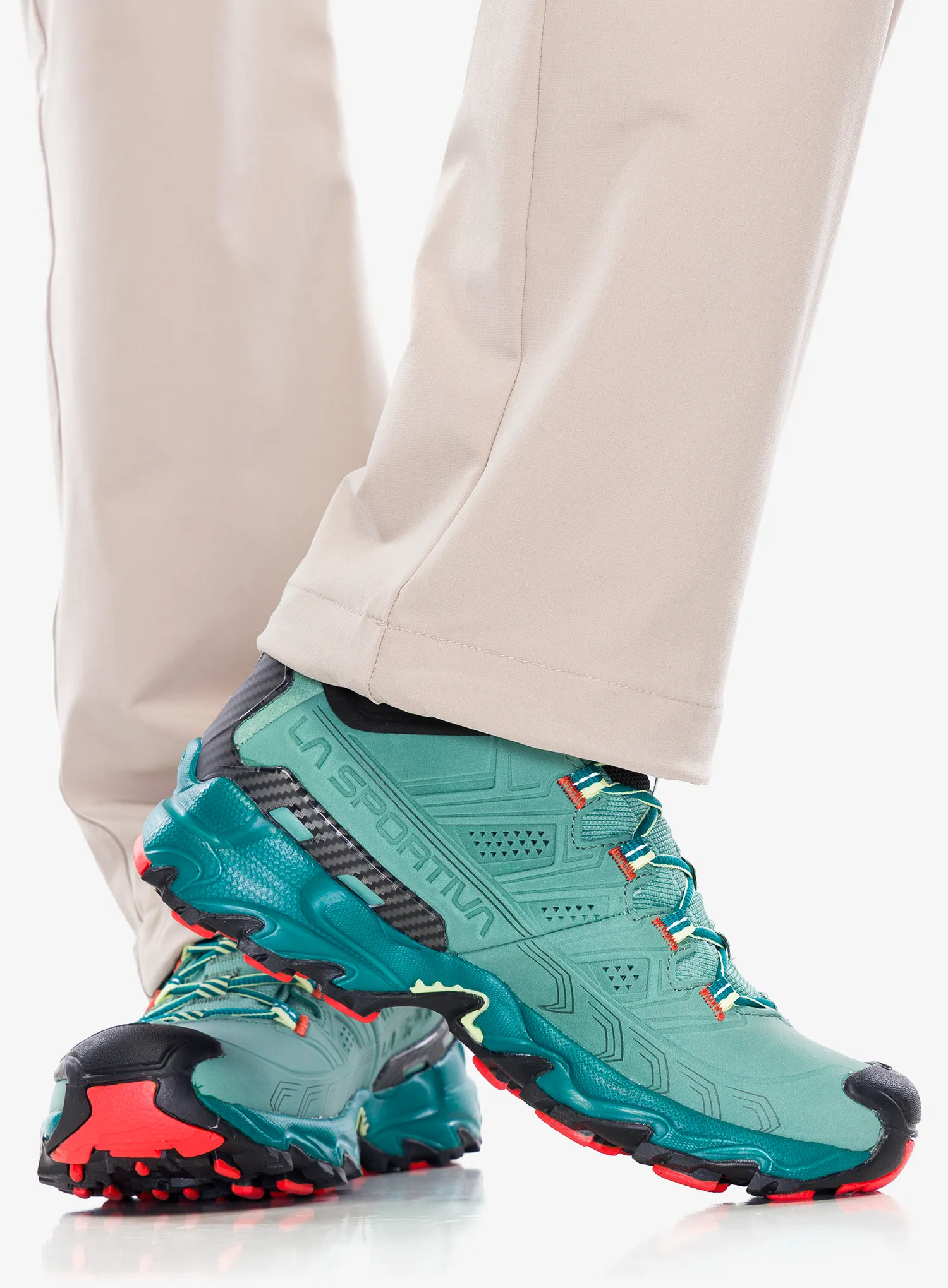 Ženski čevlji La Sportiva Ultra Raptor II Mid Leather GTX - juniper/carbon