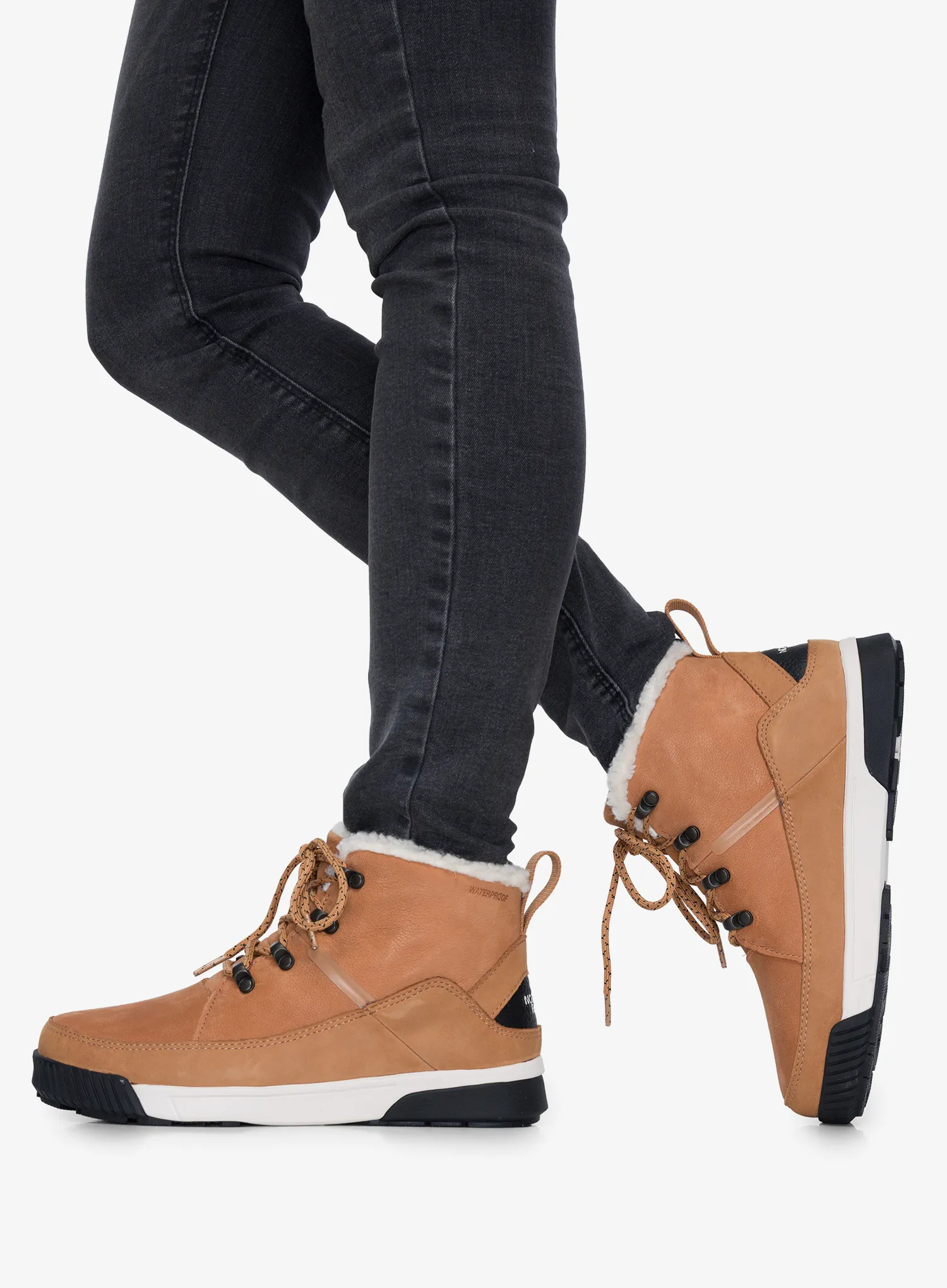Ženski čevlji The North Face Sierra Mid Lace WP - almond butter/tnf black