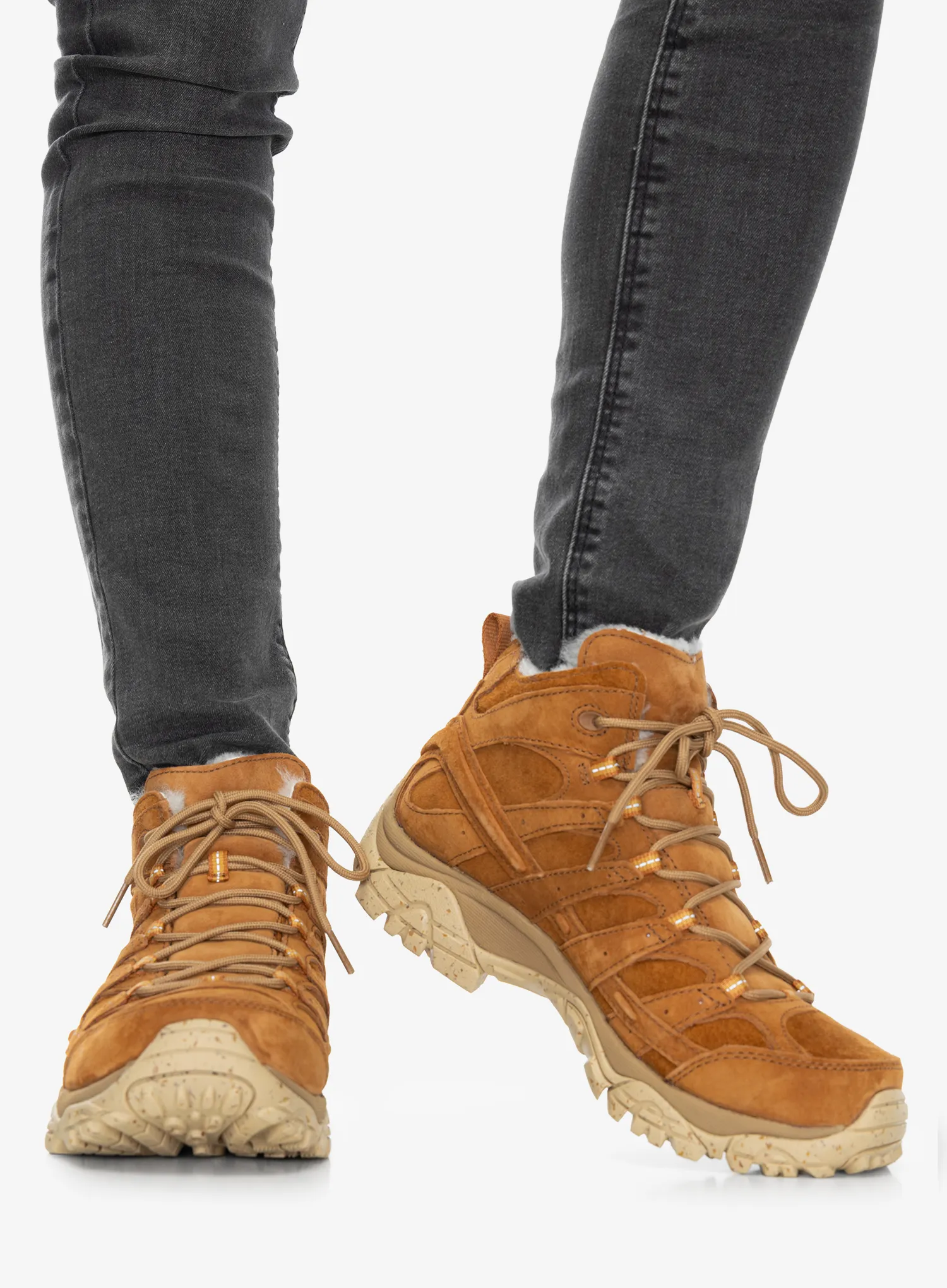Ženski zimski čevlji Merrell Moab 2 Decon Mid Cozy Luxe SE - korma