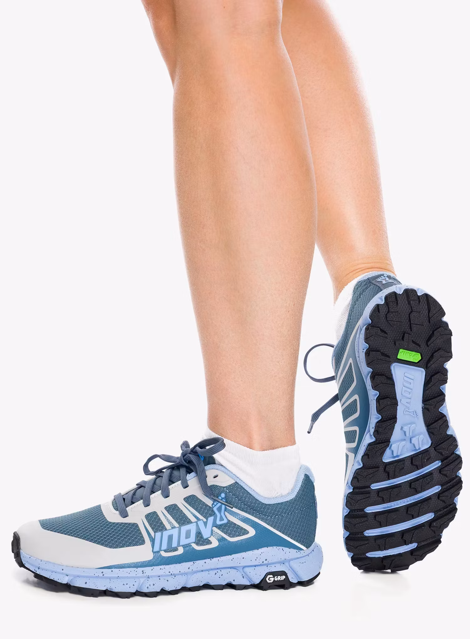 Ženski tekaški čevlji Inov-8 TrailFly G 270 V2 - blue/grey