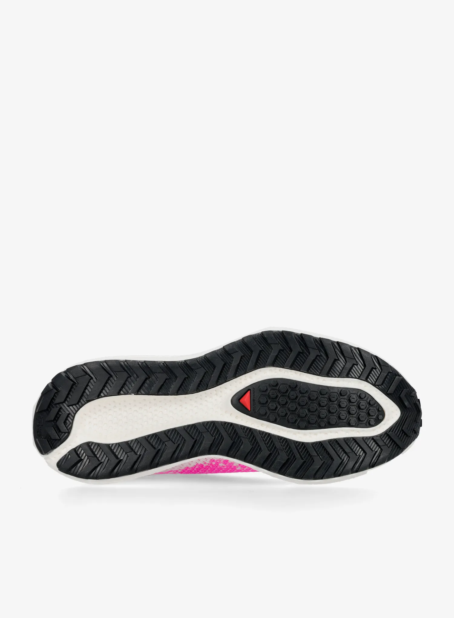 Ženski tekaški čevlji Salomon Aero Glide 4 Grvl - vanilla/pink/black