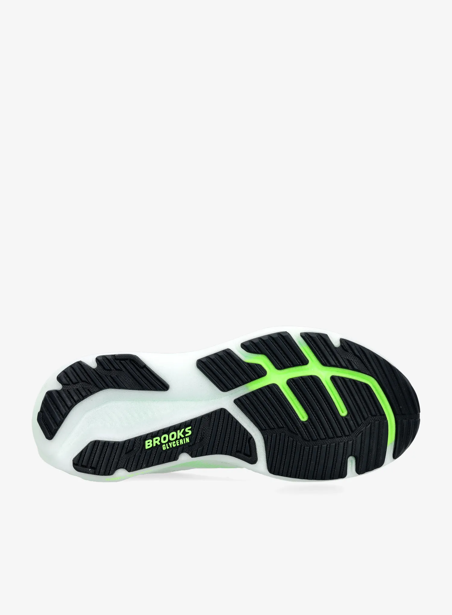 Moški tekaški čevlji Brooks Glycerin 23 - white/phantom/green gecko