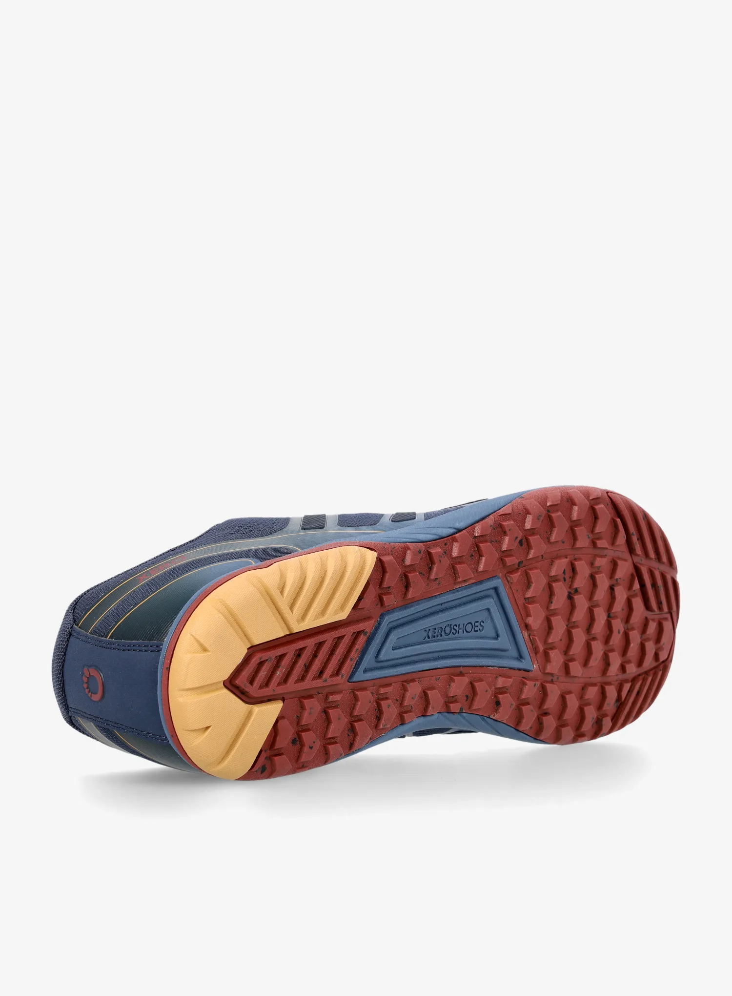Moški tekaški čevlji Xero Shoes HFS II - vintage indigo/red ochre
