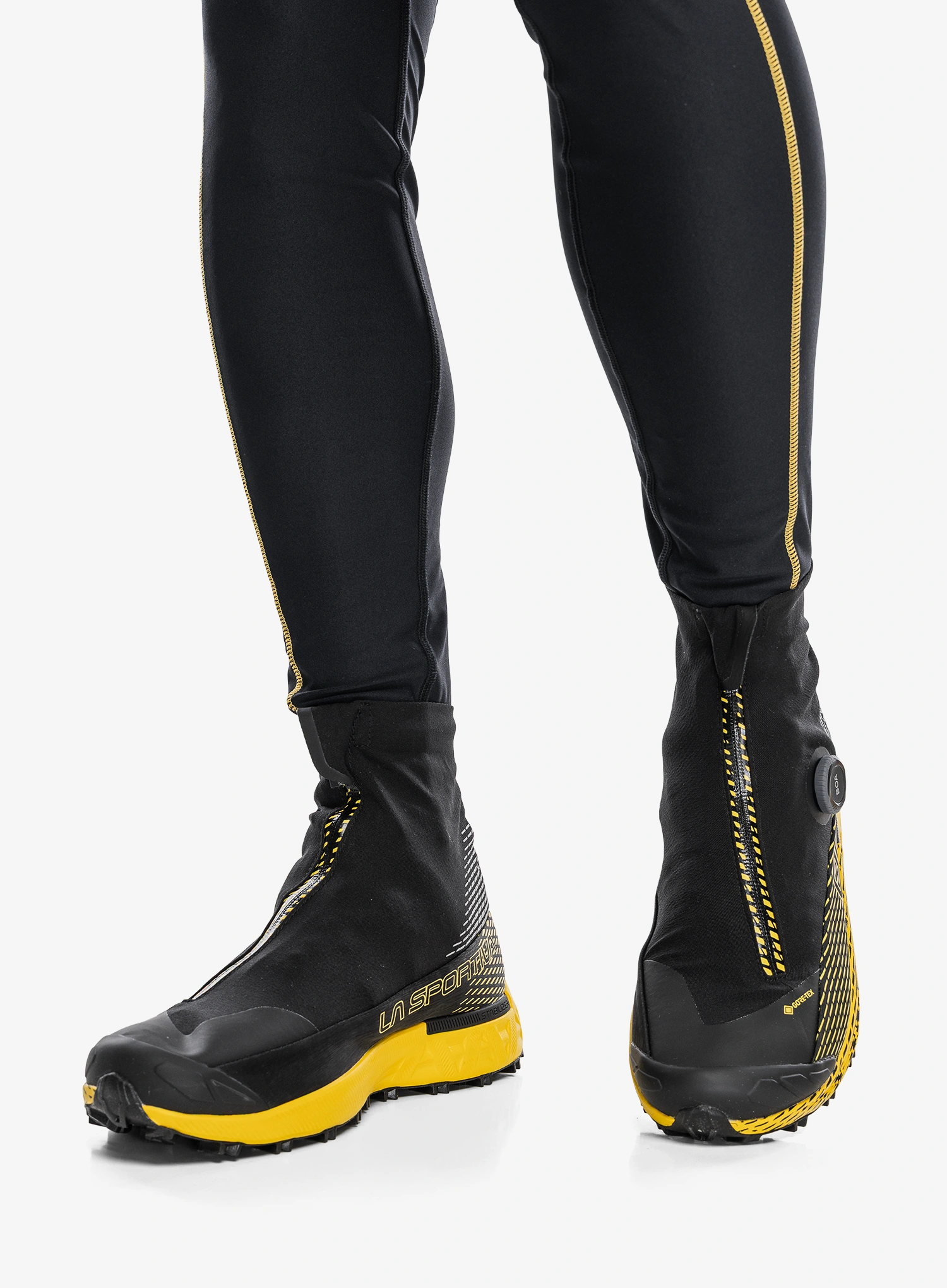 Tekaški čevlji La Sportiva Cyklon Cross Gtx - black/yellow