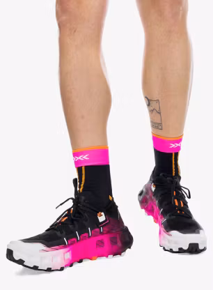 Tekaški čevlji X-Bionic Terraskin X00 C - x black/x white/fluo pink