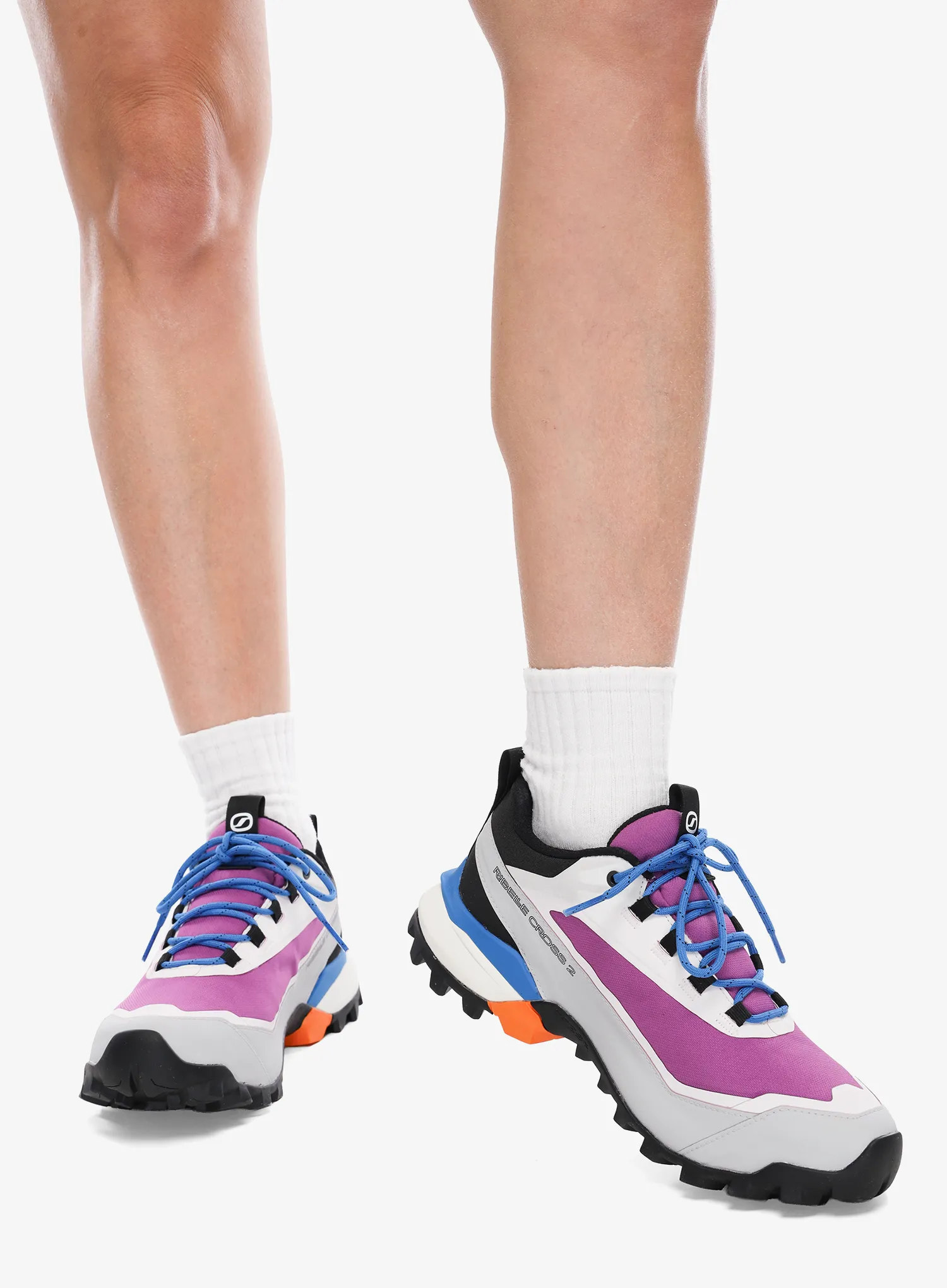 Ženski GORE-TEX čevlji Scarpa Ribelle Cross 2 GTX - white/orchid