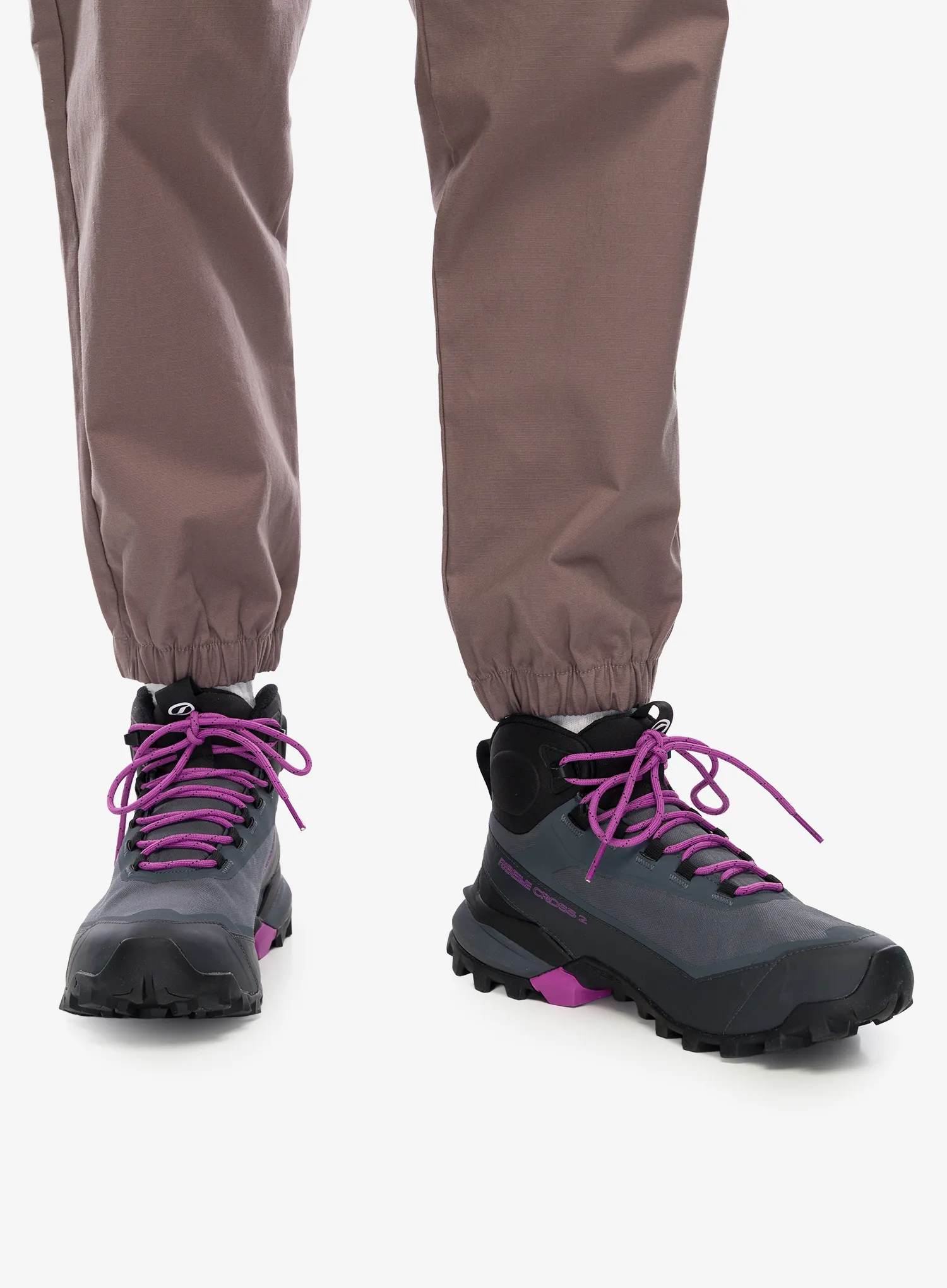 Ženski GORE-TEX čevlji Scarpa Ribelle Cross 2 Mid GTX - dark gray/purple