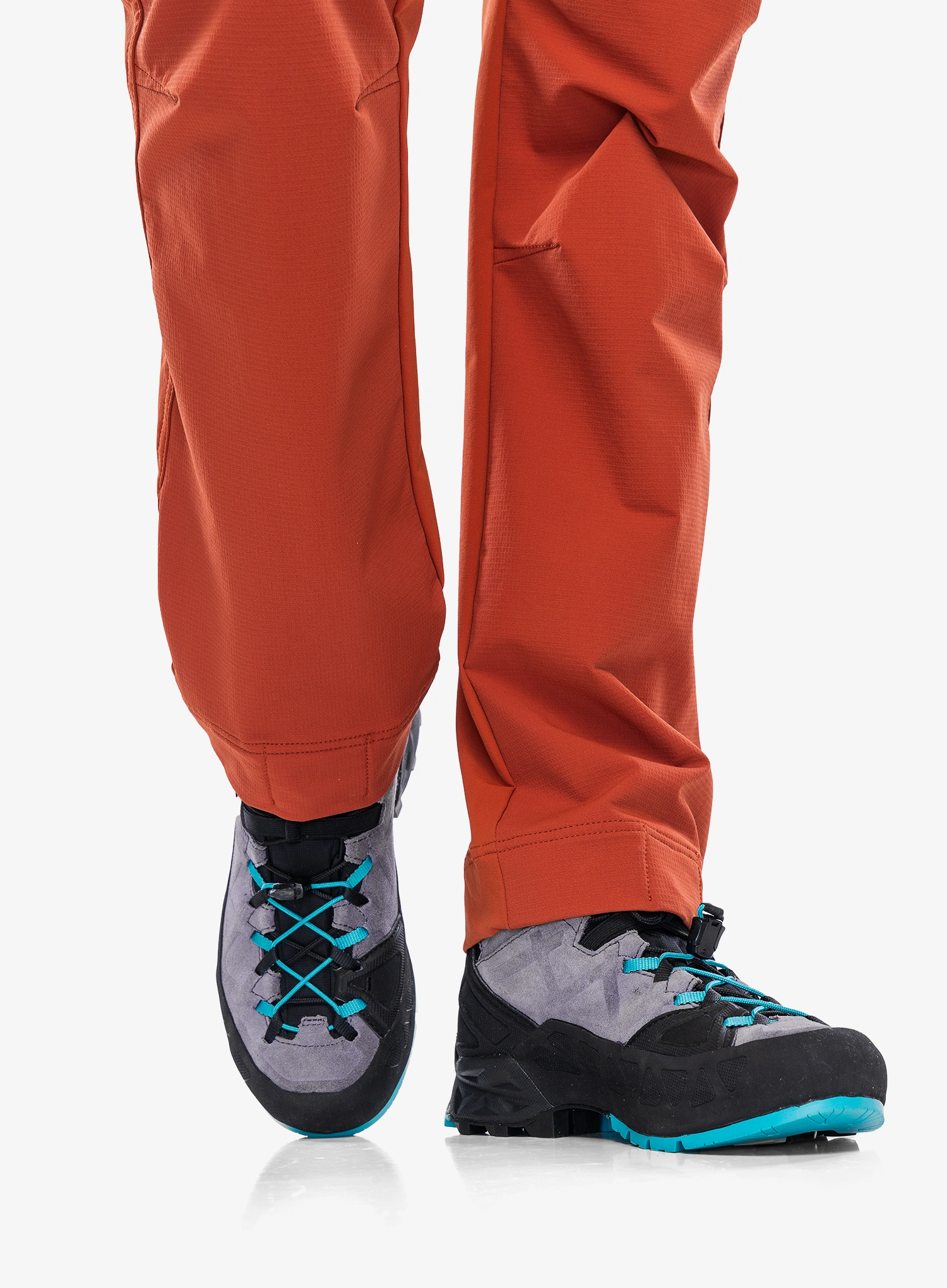 Ženski pristopni čevlji AKU Rock DFS Mid GTX - grey/turquoise