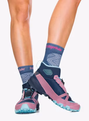 Ženski pristopni čevlji Dynafit Traverse Mid GTX - blueberry/mokarosa