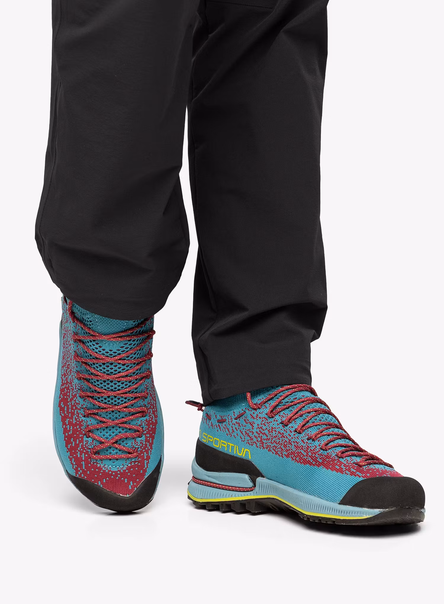 Ženski pristopni čevlji La Sportiva TX2 Evo  - topaz/red plum