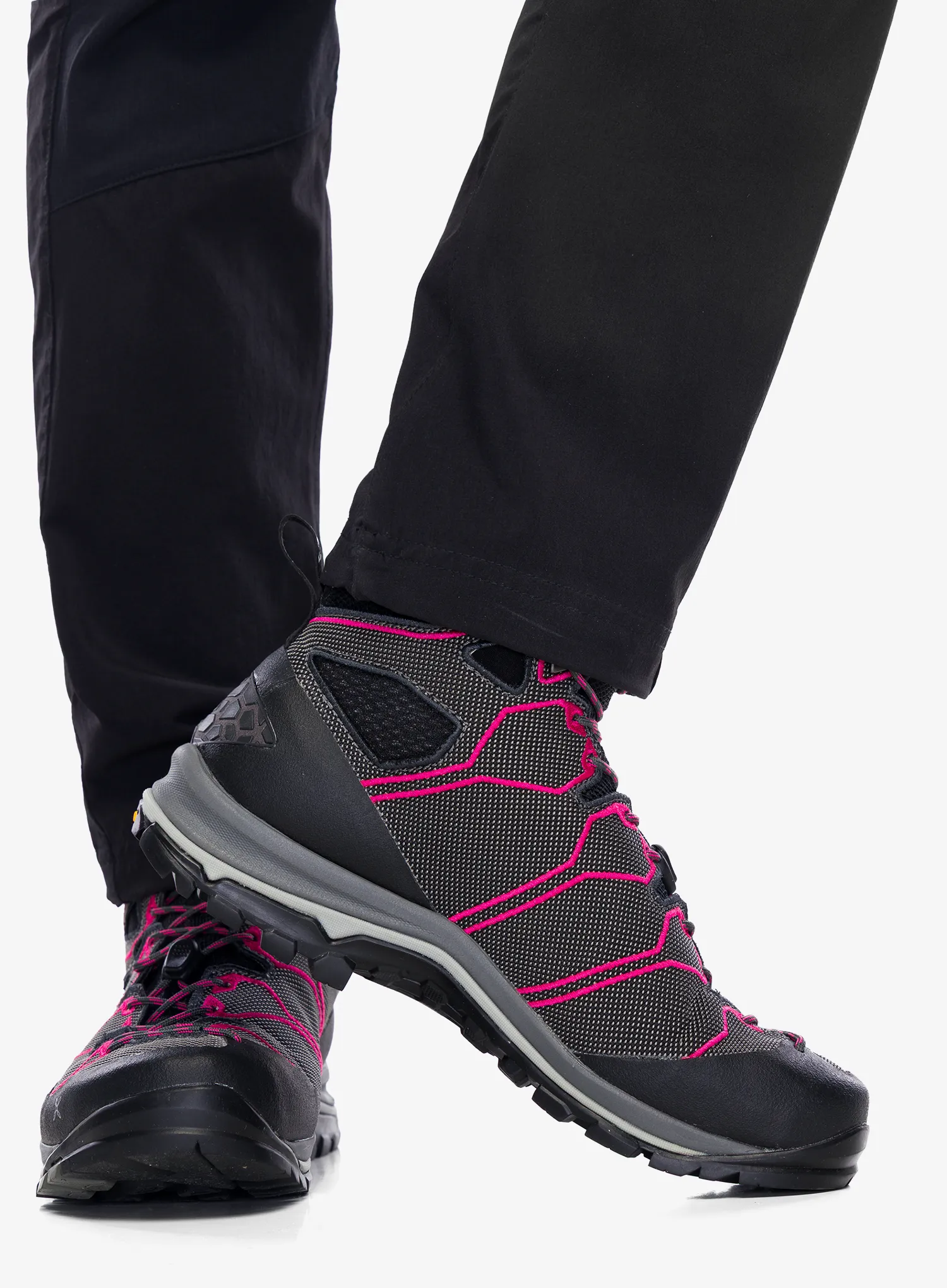 Ženski pristopni čevlji Montura Yaru Cross MID GTX - dark grey/sugar rose